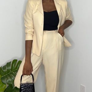 Cream Suit